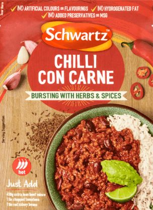 Schwartz Sachets - Chili Con Carne 6 x 41g